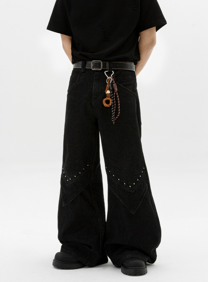 Autumn and winter retro long pants large yard pants