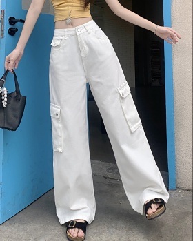 Mopping American style work pants pocket loose pants