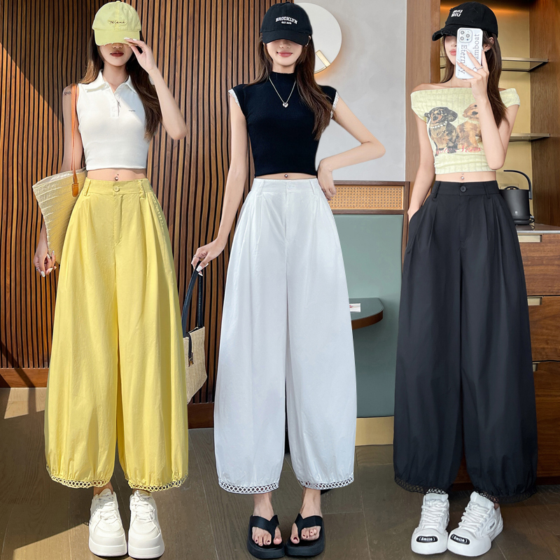 Loose Casual business suit lace summer bloomers for women