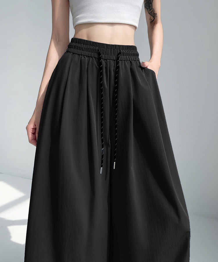 Summer hollow bloomers lace ice silk nine pants for women