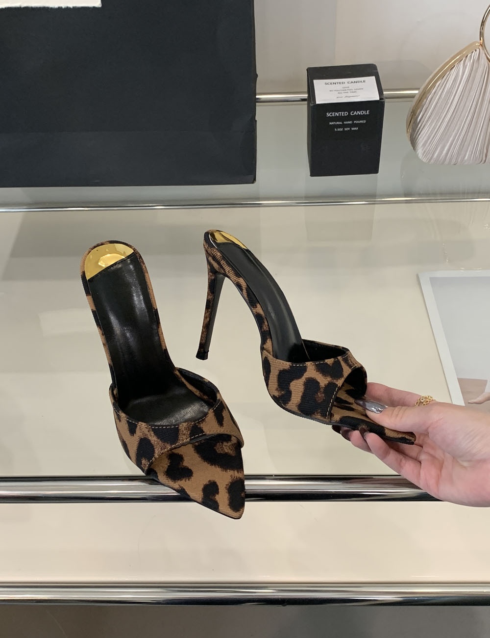 Temperament summer fine-root slippers for women