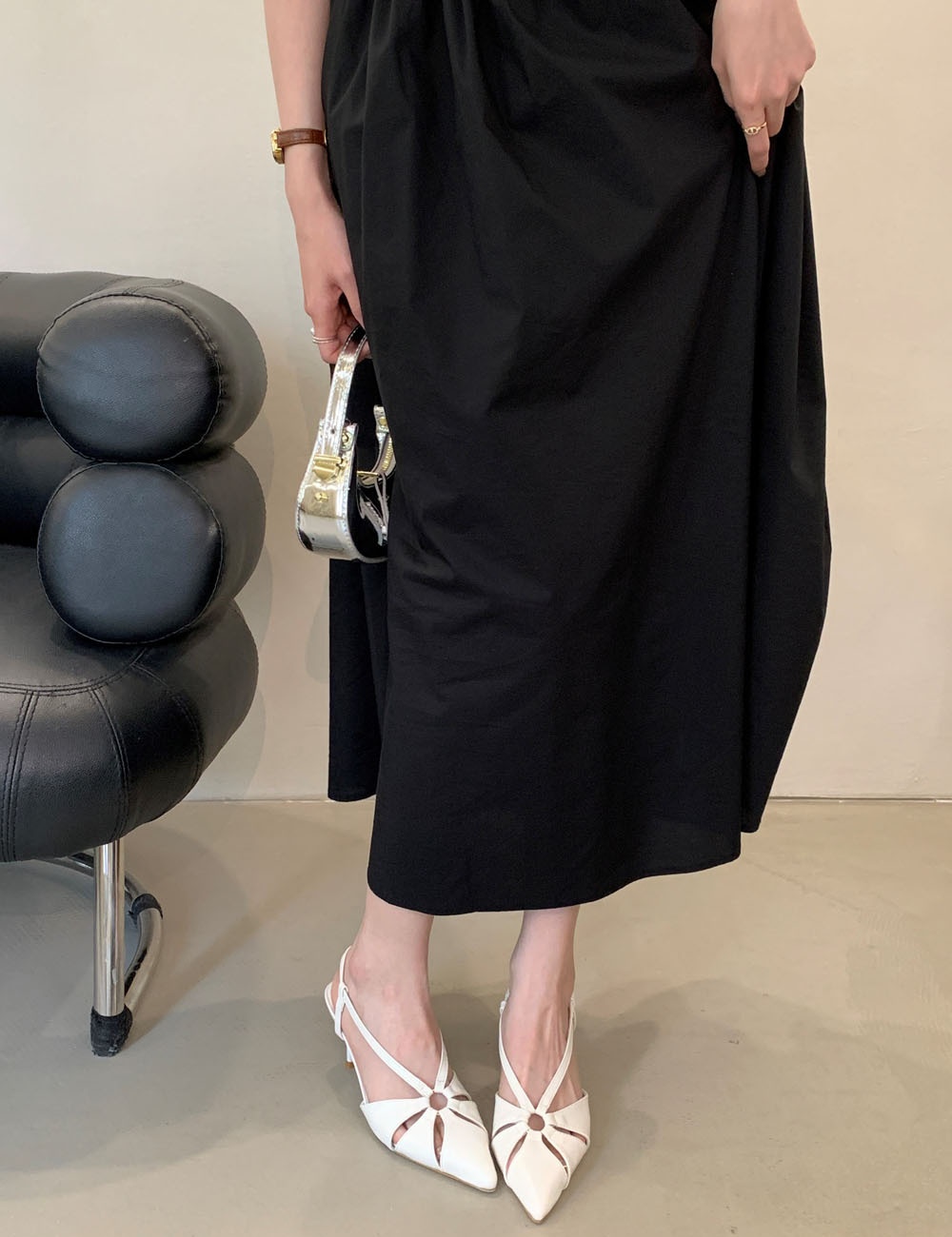 Pointed commuting tops fine-root high-heeled shoes for women