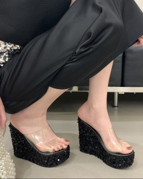 Slipsole slippers wears outside shoes for women