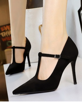 Nightclub high-heeled shoes T-shirt for women