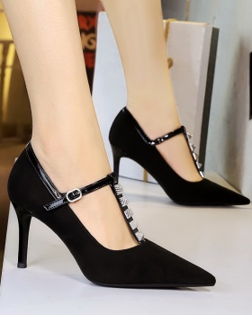 France style high-heeled shoes nightclub shoes for women