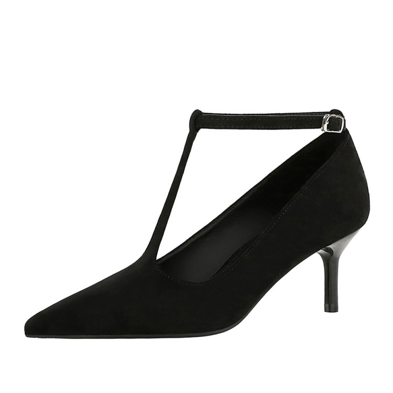 Low shoes cingulate high-heeled shoes for women