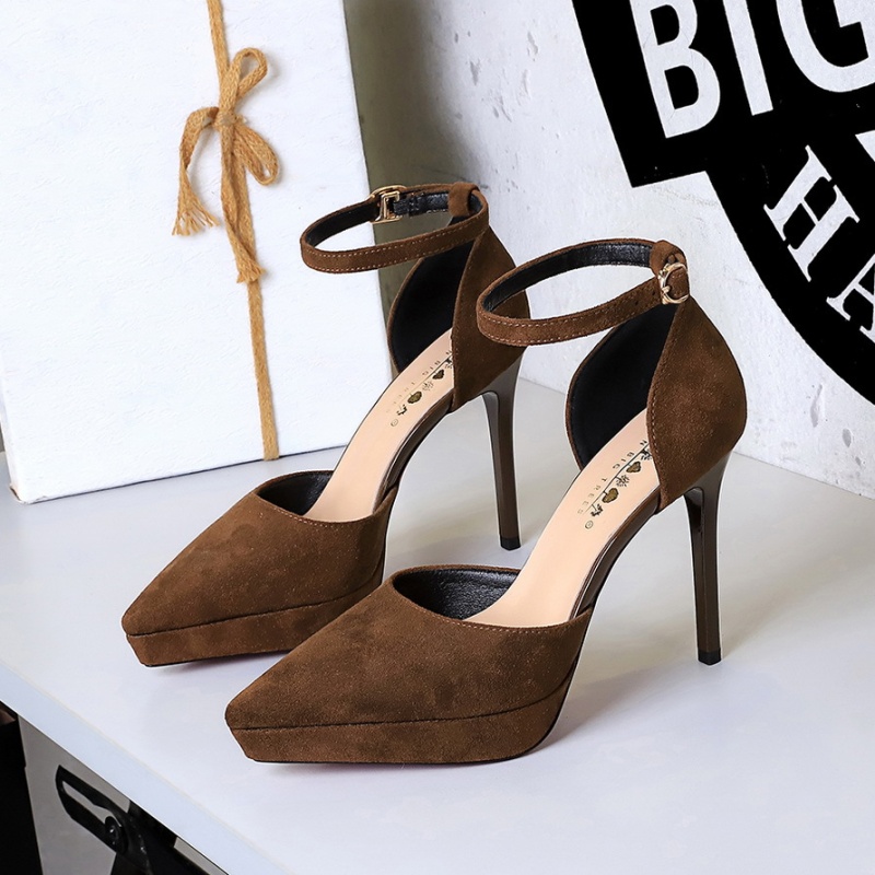 Sexy temperament high-heeled shoes pointed shoes