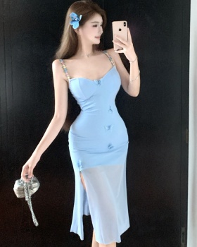 Sexy spicegirl long dress seaside dress for women