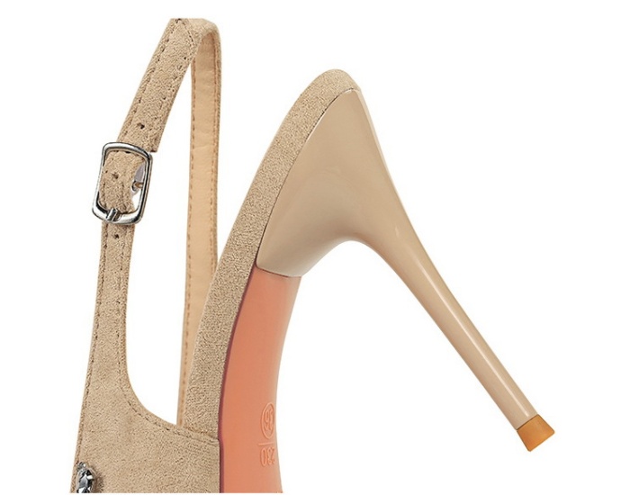 Pointed broadcloth shoes high-heeled banquet high-heeled shoes