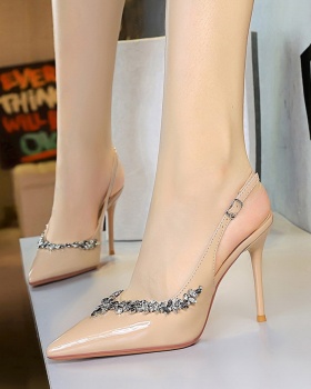 Rhinestone high-heeled shoes shoes for women