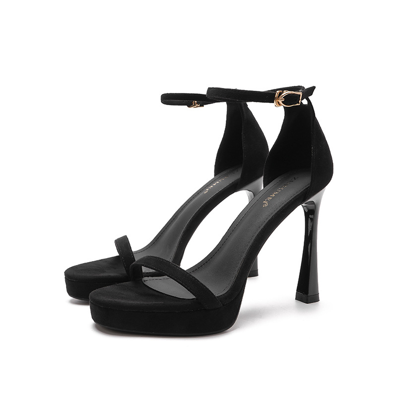 Fine-root sexy high-heeled shoes summer platform