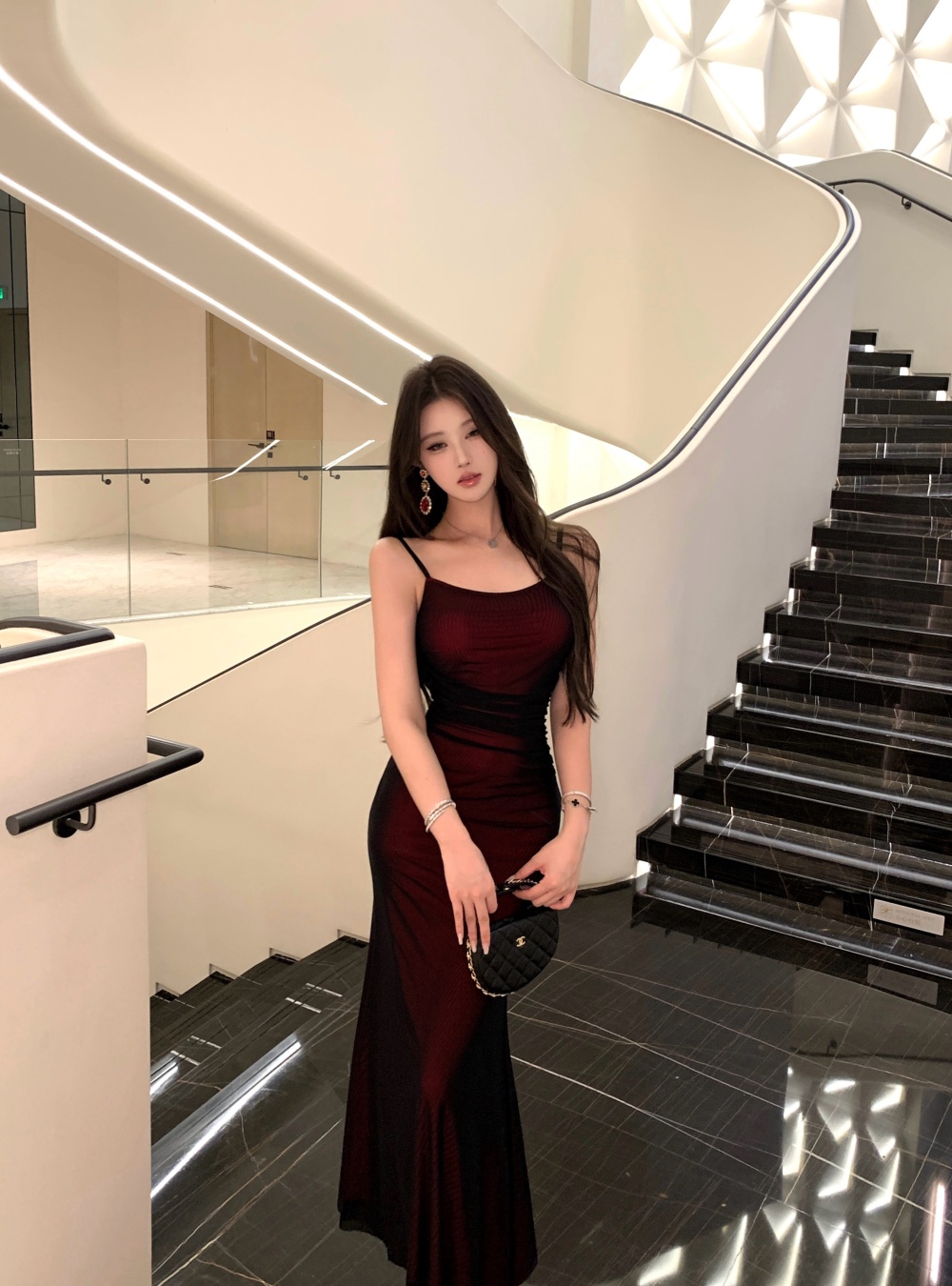 Sling slim spicegirl temperament dress