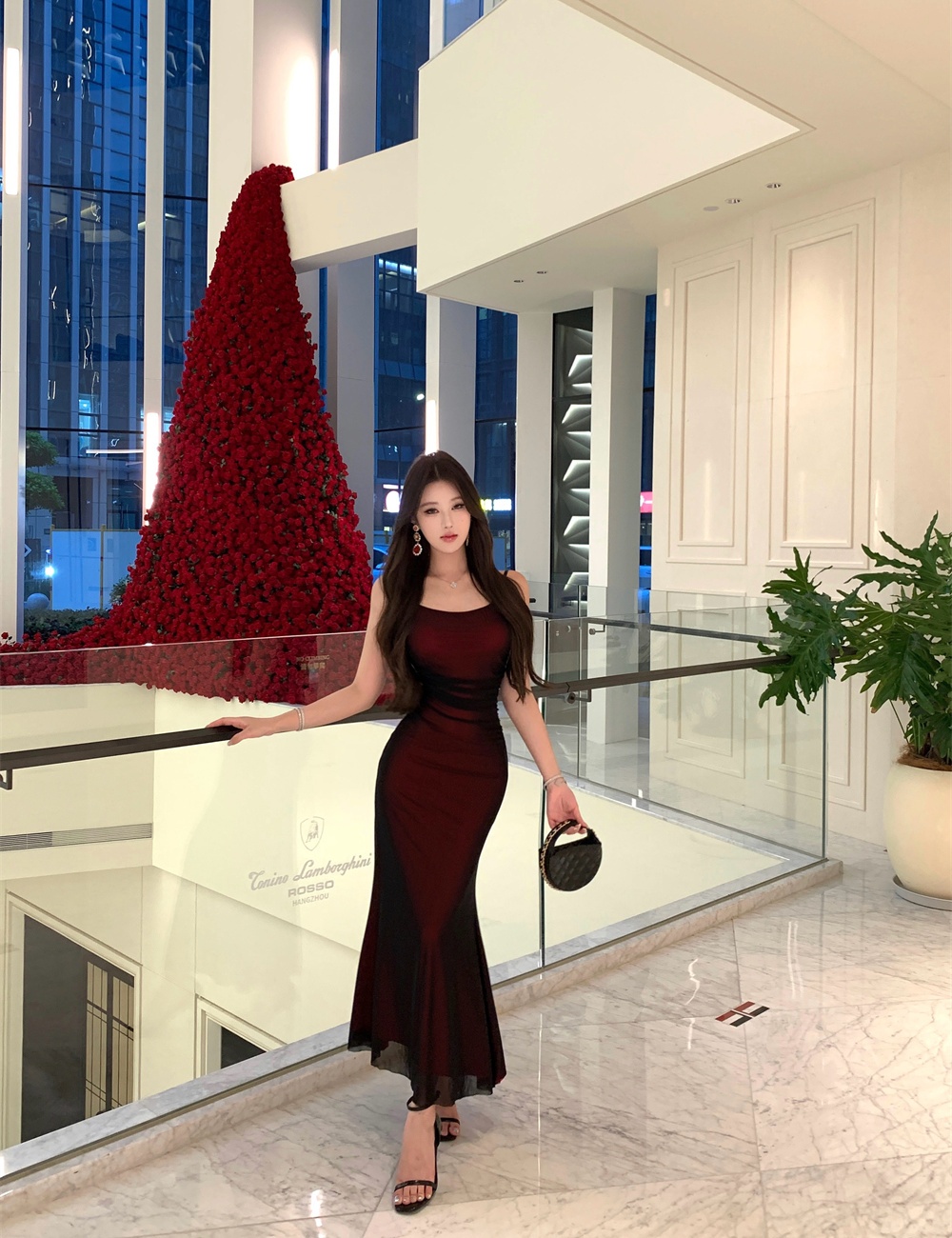 Sling slim spicegirl temperament dress