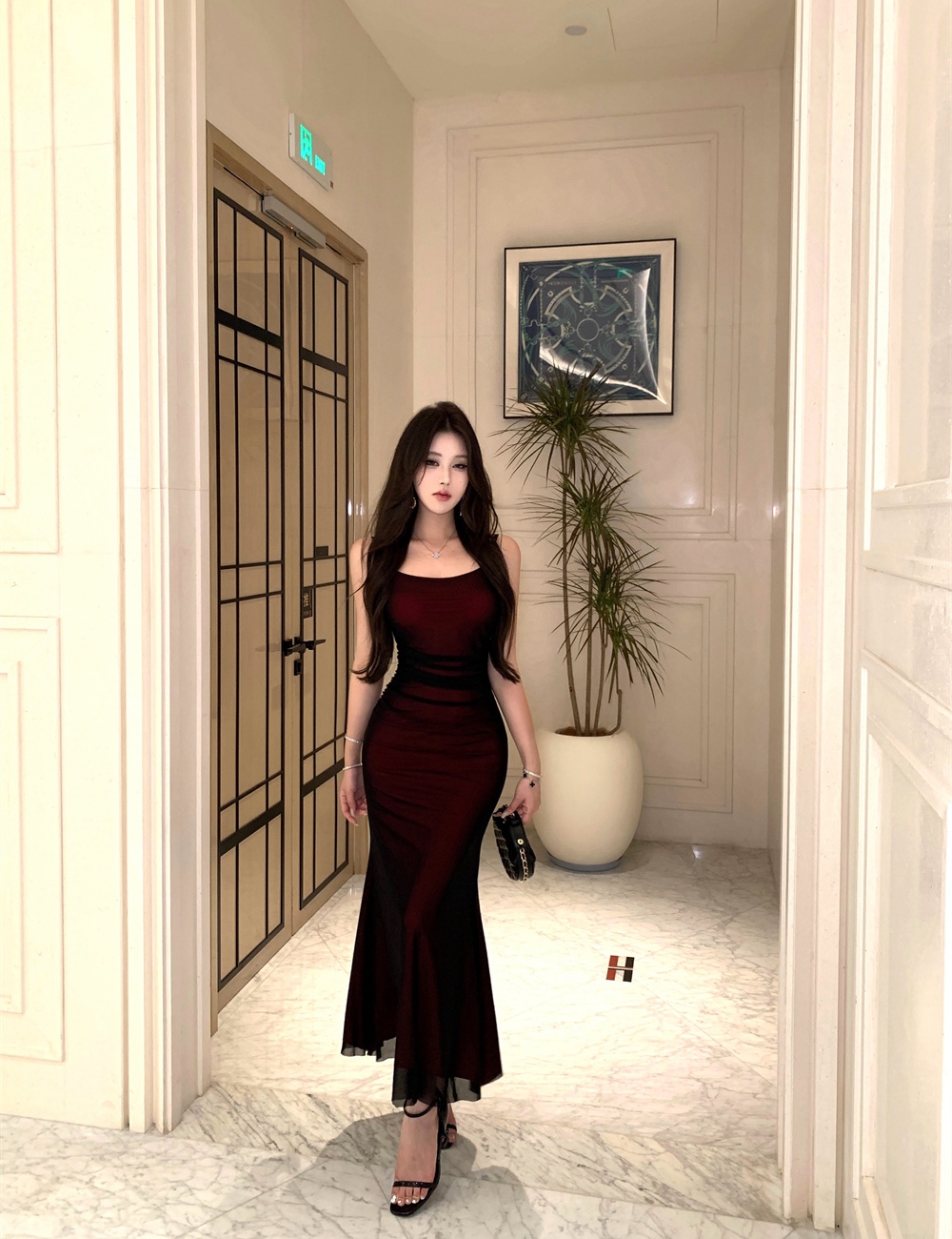 Sling slim spicegirl temperament dress