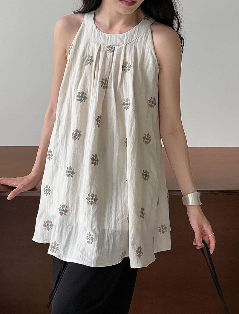 Sleeveless sling vest summer lazy tops for women