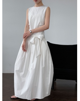 Summer Korean style sleeveless dress bandage slim dress