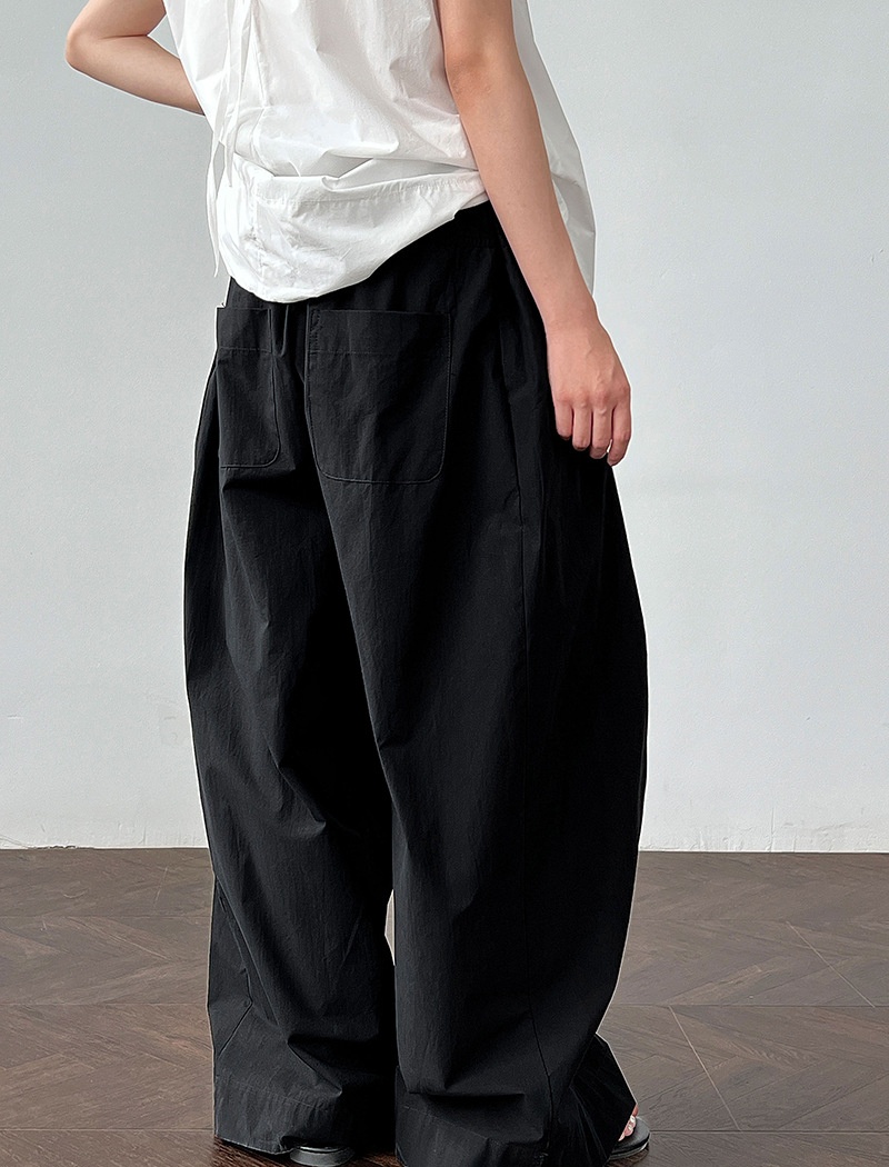 Thin all-match wide leg straight pants long pants for women