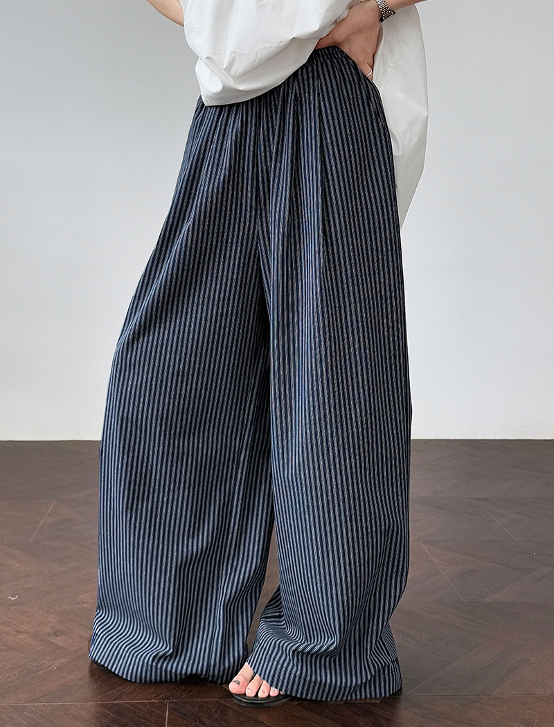 All-match straight pants lazy wide leg pants for women