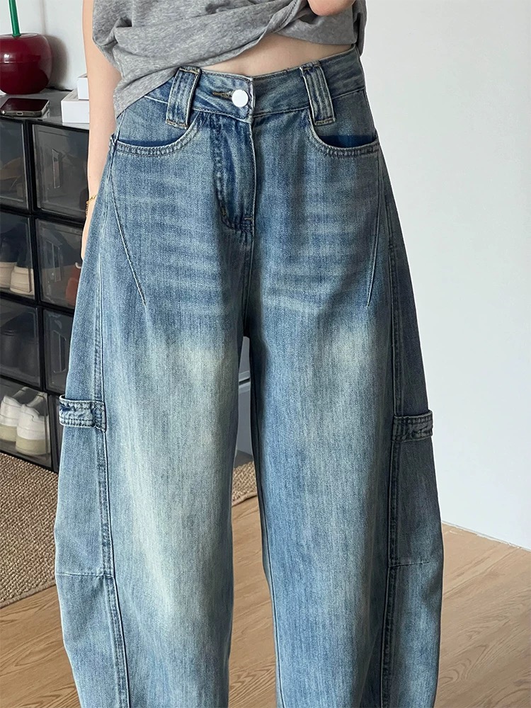 Slim work clothing Korean style wide leg pants for women