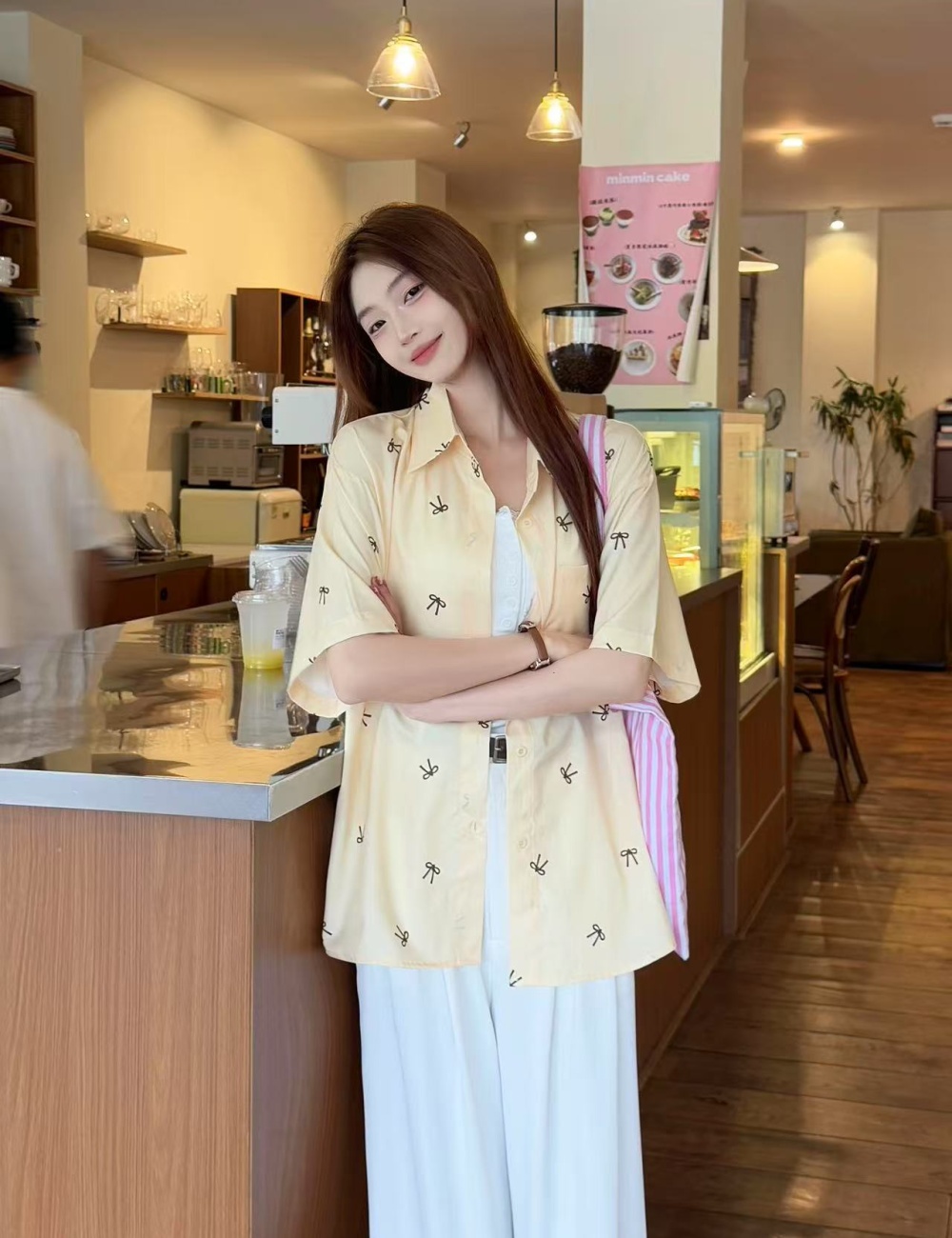 Thin lazy shirt unique small shirt for women