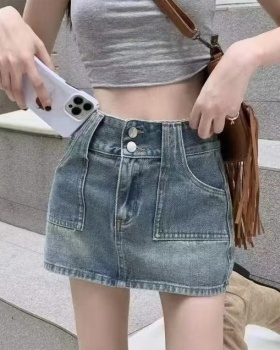 Summer slim culottes retro niche short skirt for women