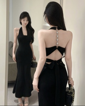 Bandage spicegirl long dress package hip sling dress