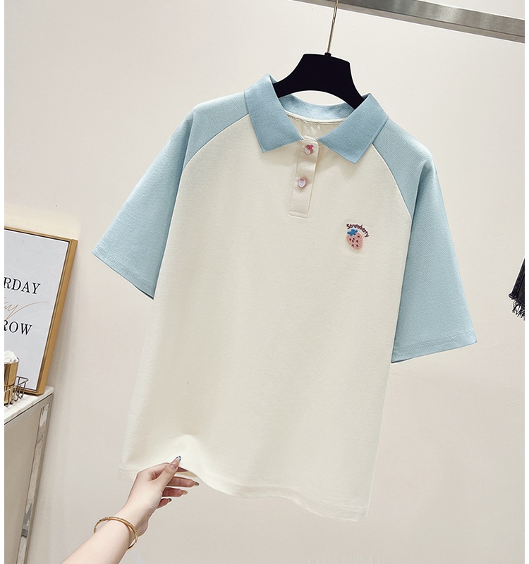 Short sleeve tops loose T-shirt for women