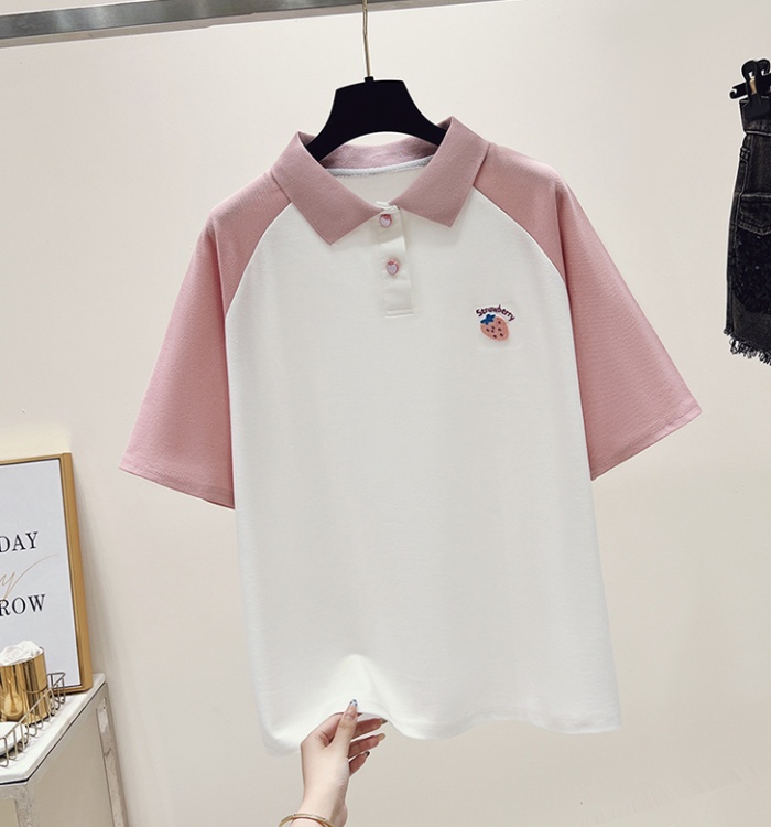 Short sleeve tops loose T-shirt for women