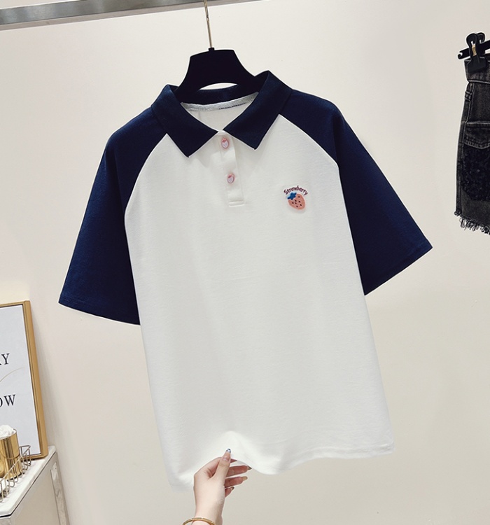 Short sleeve tops loose T-shirt for women