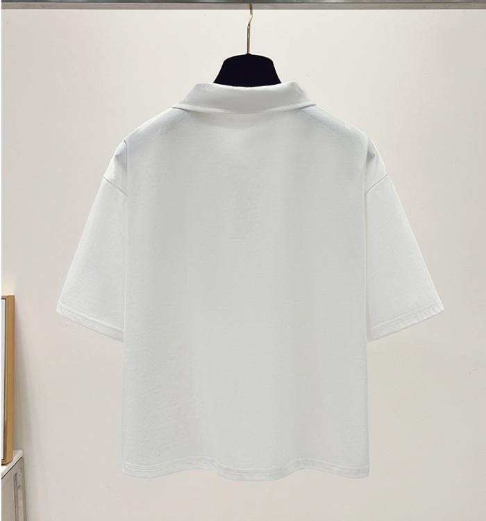 College style T-shirt short sleeve tops for women