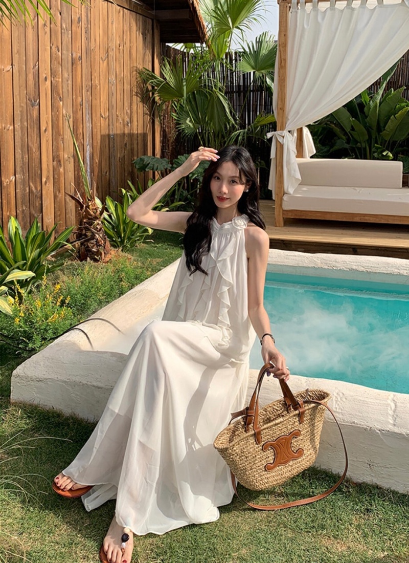 Summer sleeveless skirt France style tops a set for women
