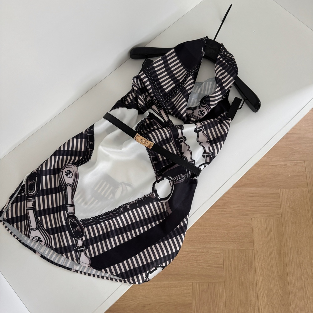 Summer sleeveless tops fashion halter chiffon shirt