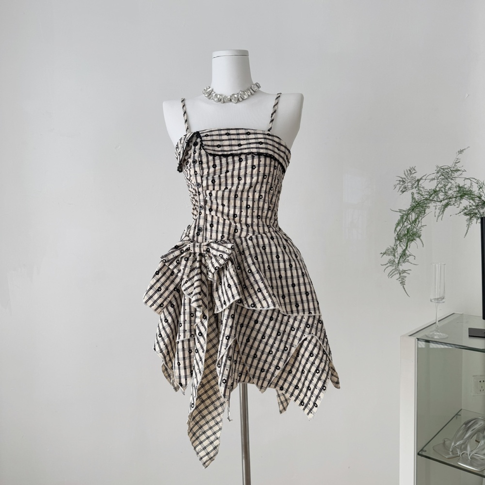France style enticement irregular spicegirl sling dress for women