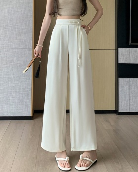 Jacquard casual pants satin business suit