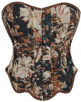 Gather tight corset jacquard body sculpting tops