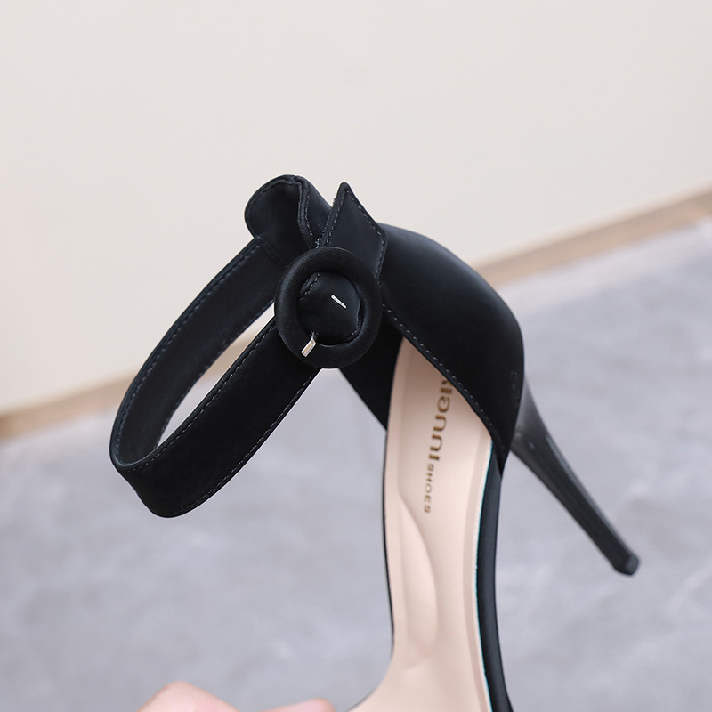 Rome high-heeled shoes summer fine-root sandals