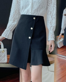 High waist long skirt slim anti emptied culottes