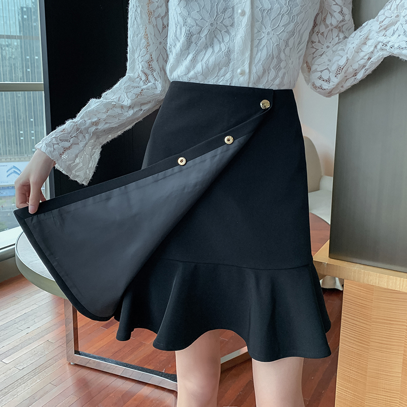 High waist long skirt slim anti emptied culottes