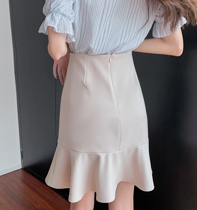 High waist long skirt slim anti emptied culottes