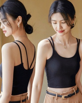 Enticement integrated vest bottoming small sling for women