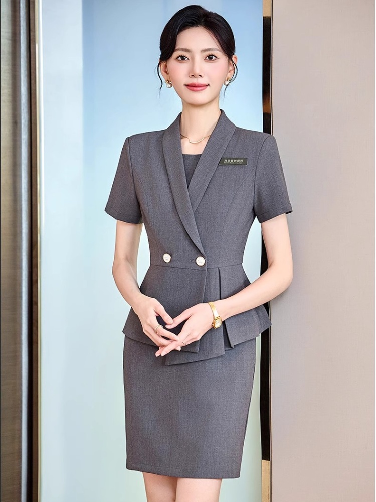 Summer dress business suit 2pcs set for women