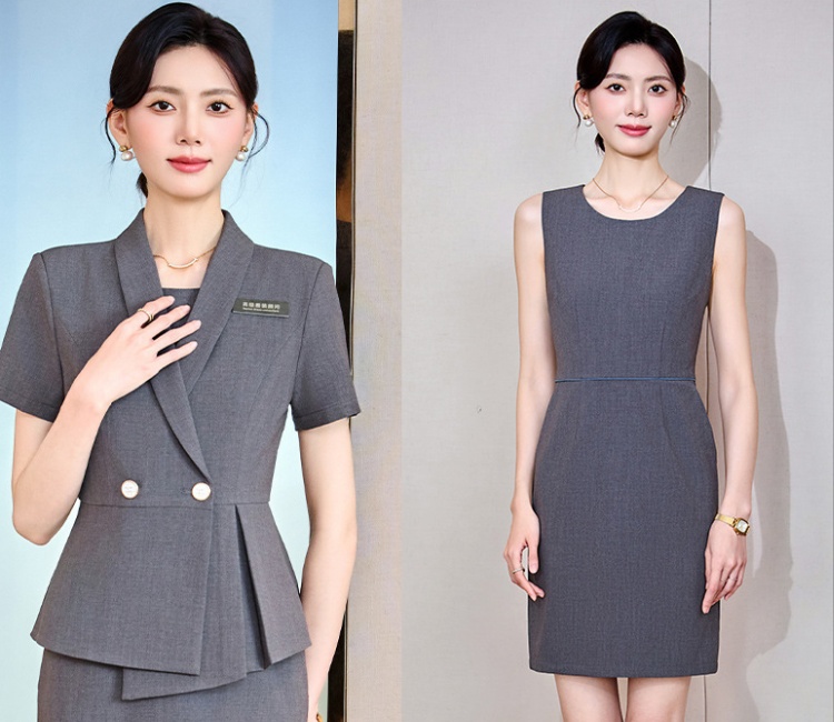 Summer dress business suit 2pcs set for women
