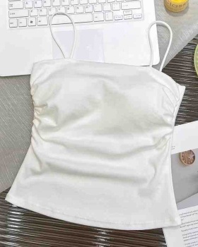 Sling fold beauty back vest slim wrapped chest tops
