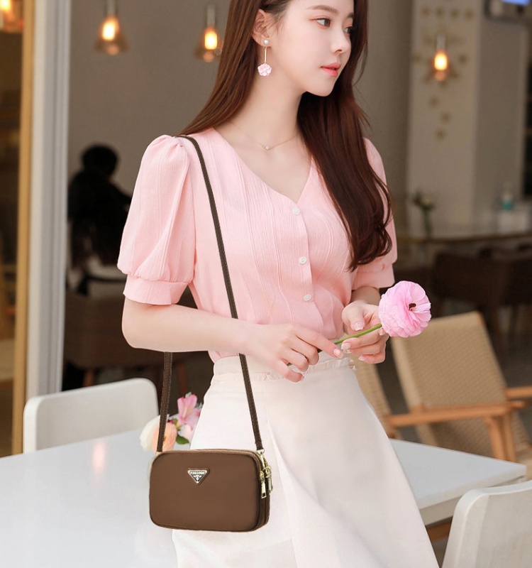 Nylon packet oxford fabric diagonal package for women