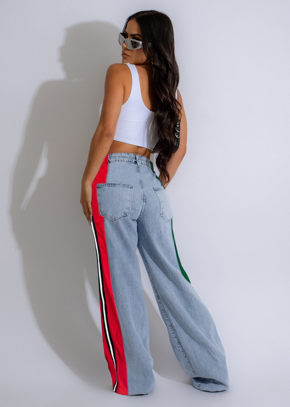 Fashion straight pants long pants for women
