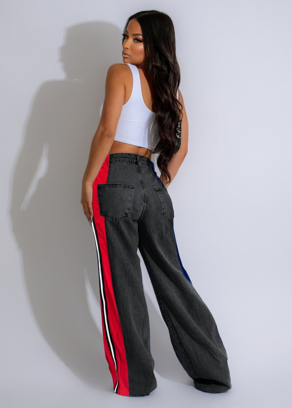 Fashion straight pants long pants for women