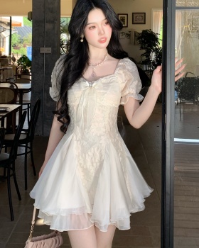 Splice dress thick and disorderly lady dress