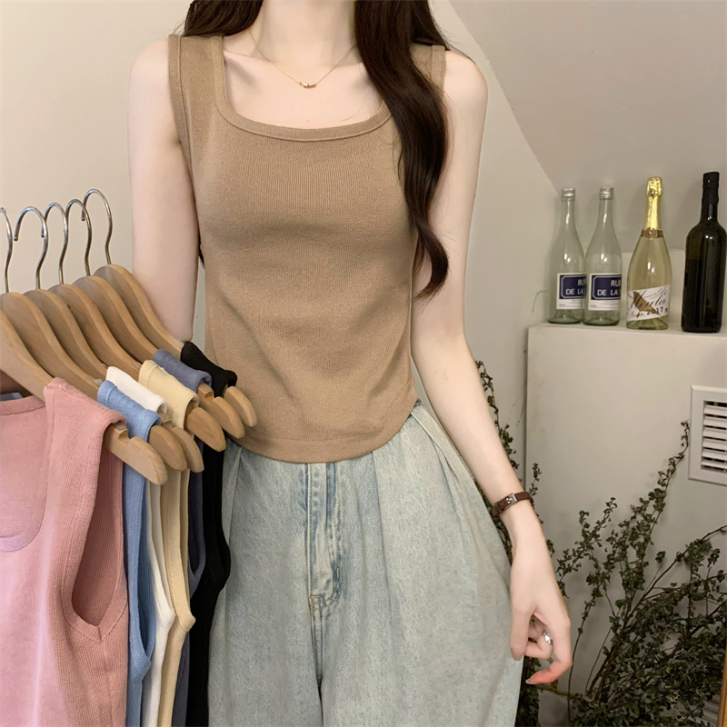 Niche pure summer all-match vest for women