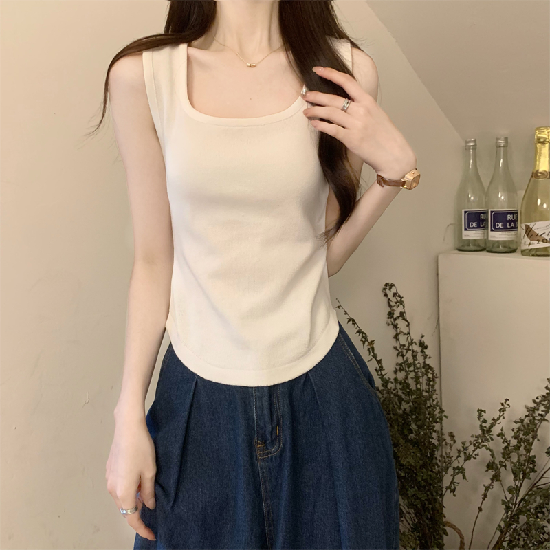 Niche pure summer all-match vest for women
