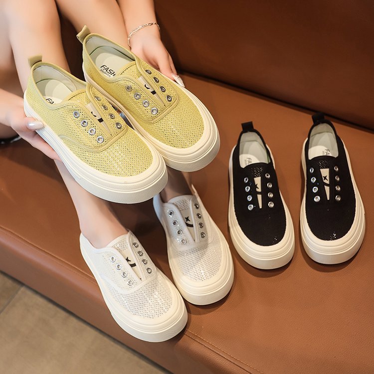 Lounger sequins tet shoes breathable board shoes for women